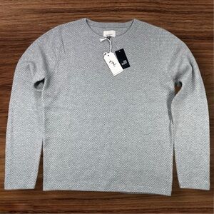 Civil Society Men’s Gray Massimo Texture LS Crewneck Sweater. Size Small. NWT